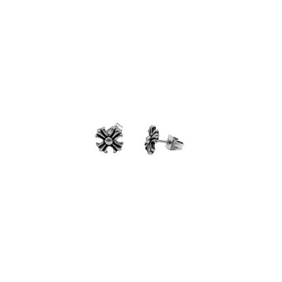 CROSS CUT OUT STUD EARRING